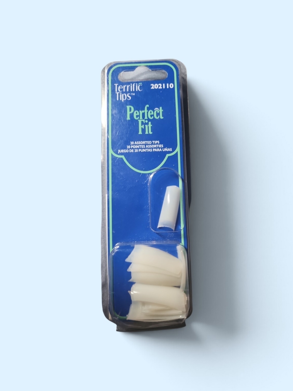 Perfect Fit White Nail Tips - 20 Pack